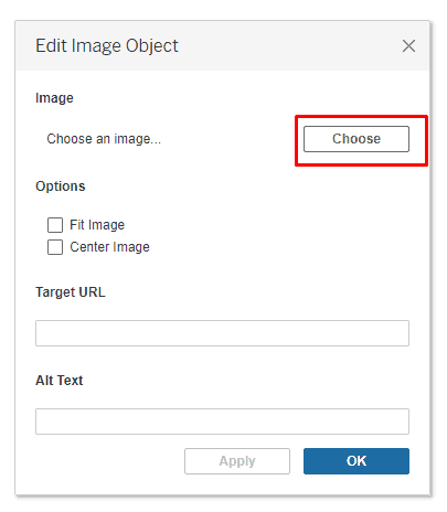 How to insert image/logo on dashboard sheet in Tableau? - Datameer