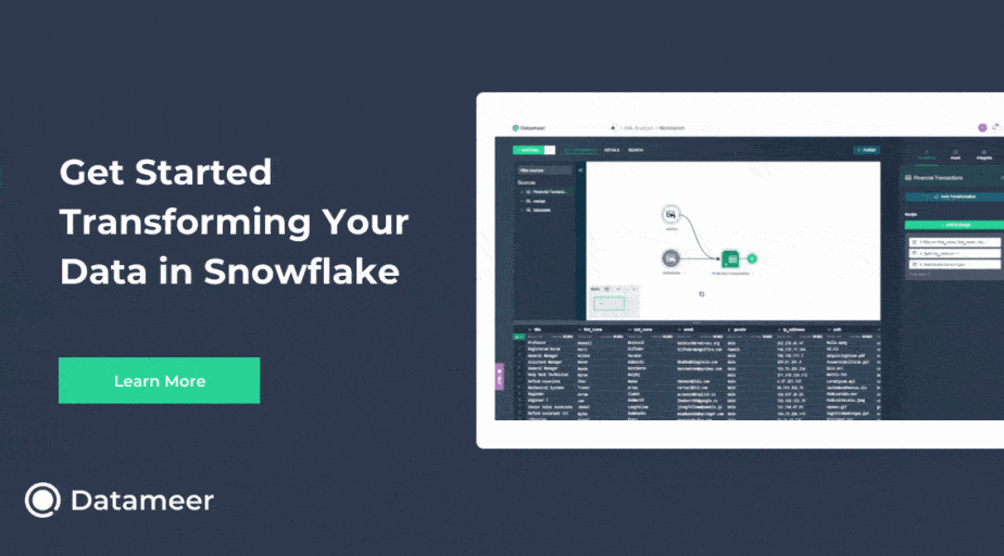 Get Started Transforming Your Data in Snowflake - feature img