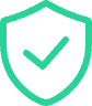 pushdown security green icon