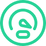 speedup green icon