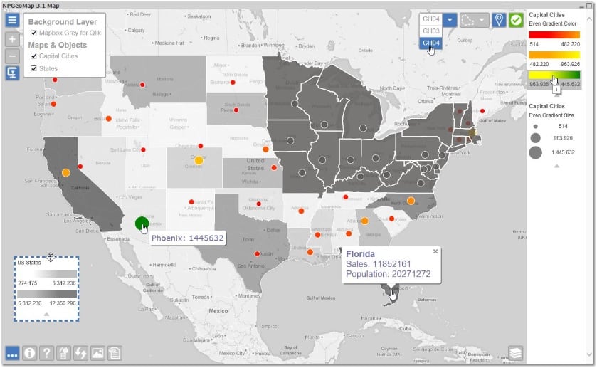 GeoAnalytics and Google Maps Extensions for Qlik