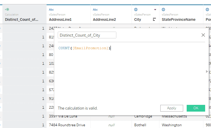 COUNT Function