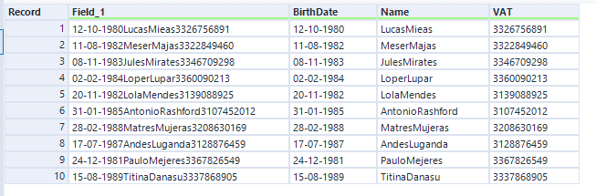 How to Parse fields using RegEx in Alteryx 