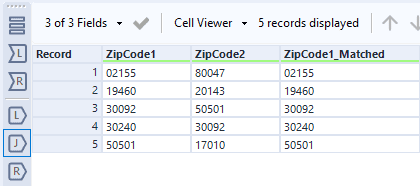 How to check if values from one filed exists in a different field in Alteryx 