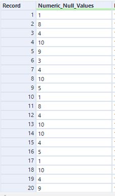 How to impute a specific value to handle missing data in Alteryx 