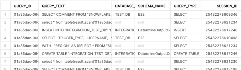 How to Make Snowflake Query History Immortal - Datameer