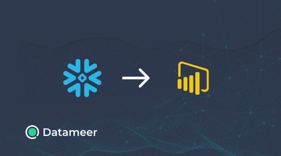 Import data from Snowflake to Power Bi