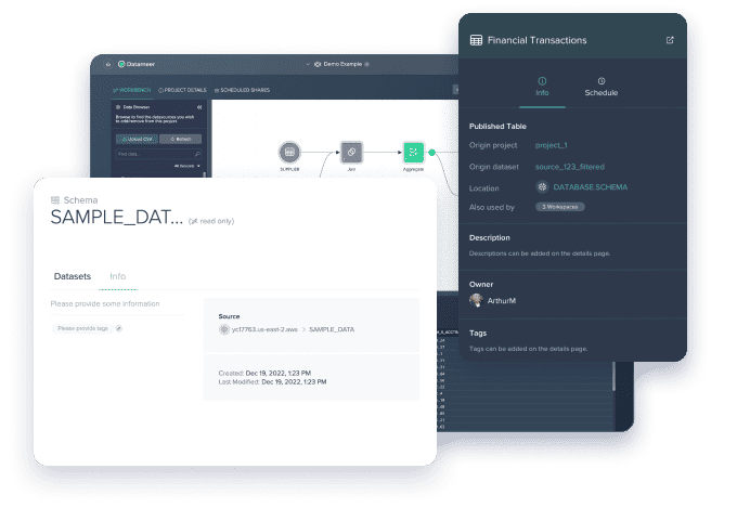 Datameer Cloud Pipelines - dependancy managment