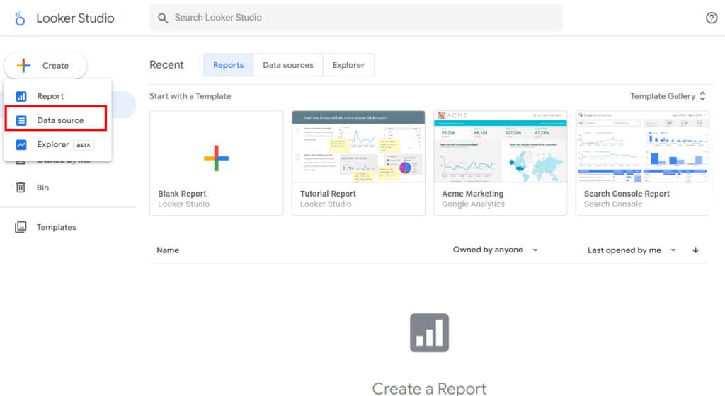 snowflake data into Google data studio