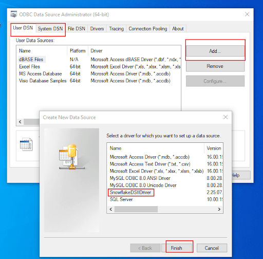 Guide to Connect Excel to Snowflake 6