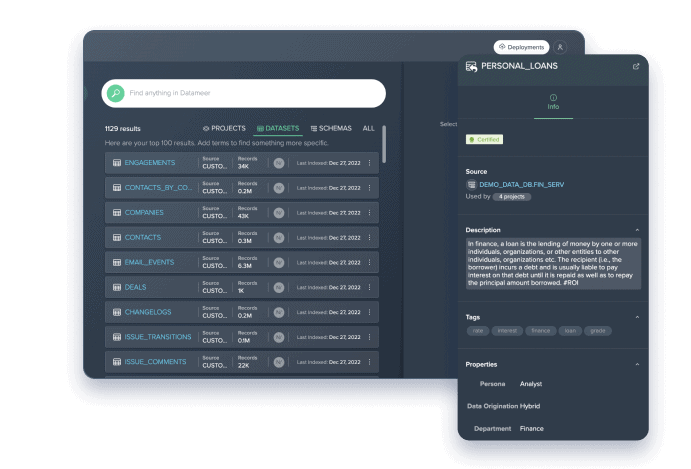 Create a semantic layer for your business - Datameer